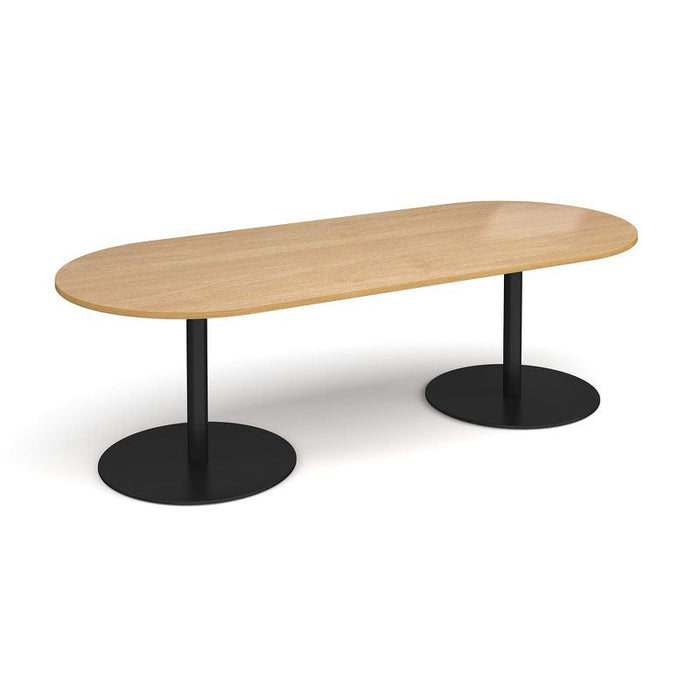 Eternal radial end boardroom table 2400mm x 1000mm Tables Dams 