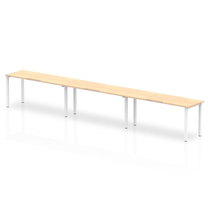 Evolve Plus Single Row Desk - 3 Person Desks Dynamic Office Solutions 