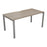 Express 1 person bench 1200mm x 800mm - Next Day Delivery BENCH TC Group Silver Grey Oak 
