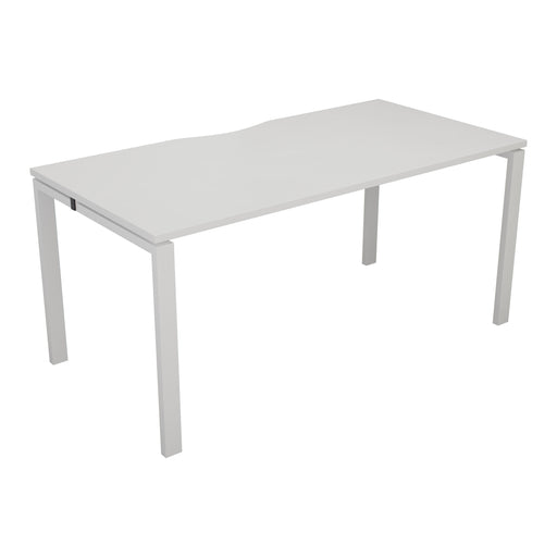 Express 1 person bench 1200mm x 800mm - Next Day Delivery BENCH TC Group White White 