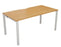 Express 1 Person Bench Beech 1200mm x 800mm - Next Day Delivery BENCH TC Group White Beech 