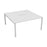 Express 2 person bench 1400mm x 1600mm - Next Day Delivery BENCH TC Group White White No Gap