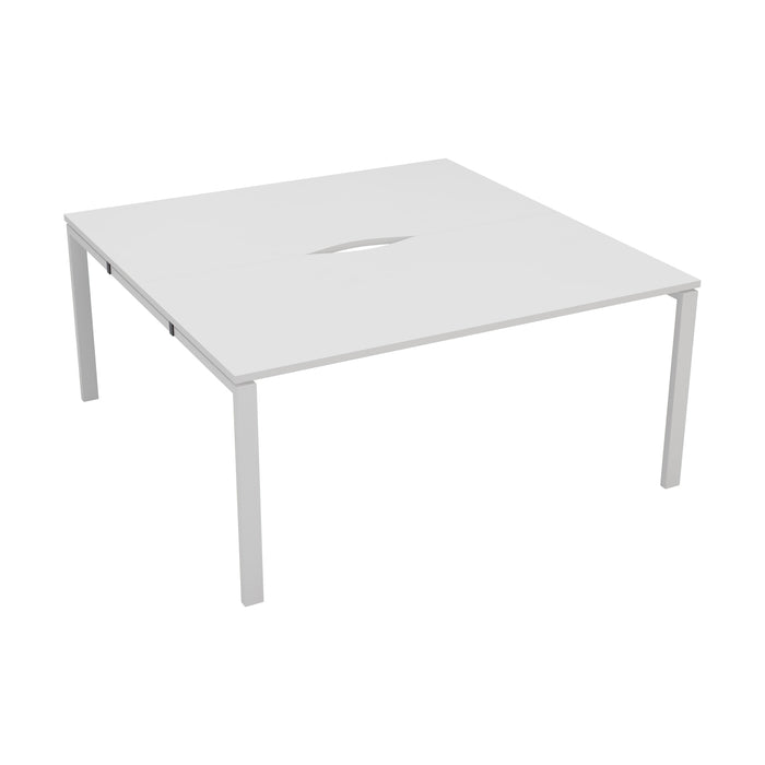 Express 2 person bench 1400mm x 1600mm - Next Day Delivery BENCH TC Group White White No Gap