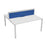 Express 2 person bench 1400mm x 1600mm - Next Day Delivery BENCH TC Group White White With Gap