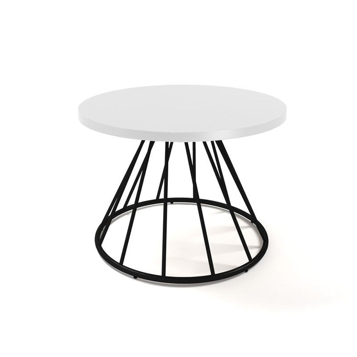 Figaro coffee table with black spiral base Tables Dams 