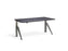 Five Raw Steel Height Adjustable Desk Desking Lavoro Raw Steel 1200 x 700mm Anthracite Sherman Oak