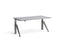 Five Raw Steel Height Adjustable Desk Desking Lavoro Raw Steel 1200 x 700mm Concrete