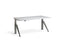 Five Raw Steel Height Adjustable Desk Desking Lavoro Raw Steel 1200 x 700mm Grey
