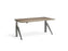 Five Raw Steel Height Adjustable Desk Desking Lavoro Raw Steel 1200 x 700mm Grey Nebraska