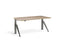 Five Raw Steel Height Adjustable Desk Desking Lavoro Raw Steel 1200 x 700mm Timber