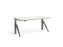 Five Raw Steel Height Adjustable Desk Desking Lavoro Raw Steel 1200 x 700mm White / Ply Edge