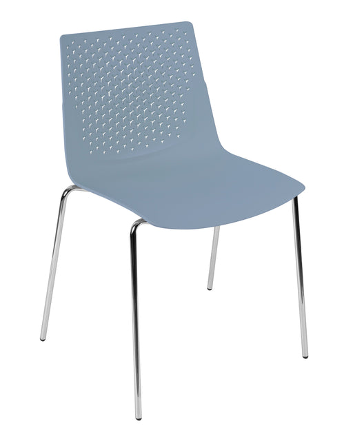 Flex 4 Leg Side Chair BREAKOUT Global Chair Pastel Blue 