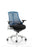 Flex Task Operator Chair White Frame Clearance Dynamic Office Solutions Blue Black None