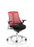 Flex Task Operator Chair White Frame Clearance Dynamic Office Solutions Red Black None