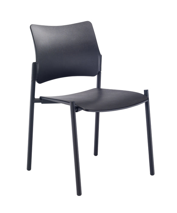 Florence Plastic Conference Chair CONFERENCE TC Group Black No Arms 