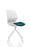 Florence Spindle Chair Visitor Dynamic Office Solutions Bespoke Maringa Teal 