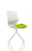 Florence Spindle Chair Visitor Dynamic Office Solutions Bespoke Myrrh Green 