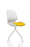 Florence Spindle Chair Visitor Dynamic Office Solutions Bespoke Senna Yellow 