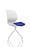 Florence Spindle Chair Visitor Dynamic Office Solutions Bespoke Stevia Blue 
