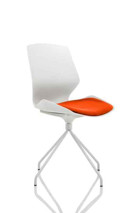 Florence Spindle Chair Visitor Dynamic Office Solutions Bespoke Tabasco Orange 