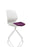 Florence Spindle Chair Visitor Dynamic Office Solutions Bespoke Tansy Purple 