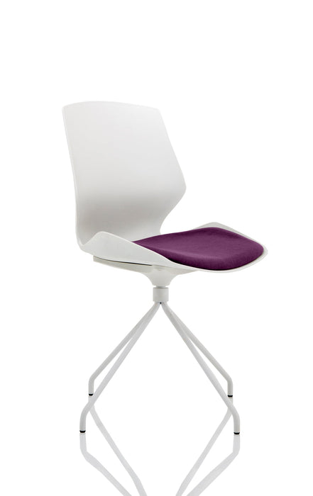 Florence Spindle Chair Visitor Dynamic Office Solutions Bespoke Tansy Purple 