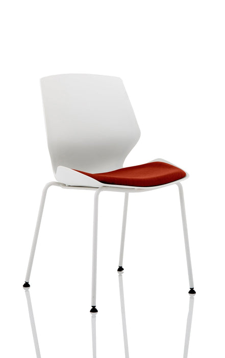 Florence Visitor Chair Visitor Dynamic Office Solutions Bespoke Ginseng Chilli 
