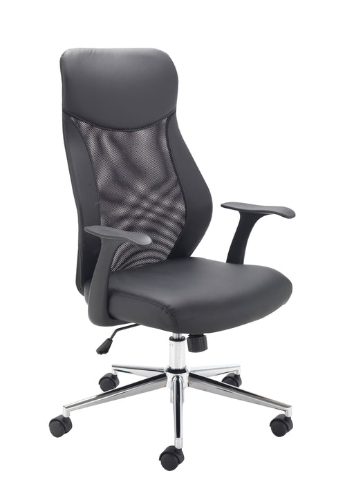 Fonseca Mesh Back Desk Chair Mesh Office Chairs TC Group Black 