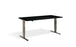 Forge Raw Steel Height Adjustable Desk - 700mm Wide Desking Lavoro 1200 x 700mm Black 