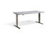 Forge Raw Steel Height Adjustable Desk - 700mm Wide Desking Lavoro 1200 x 700mm Concrete 