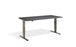 Forge Raw Steel Height Adjustable Desk - 700mm Wide Desking Lavoro 1200 x 700mm Graphite 