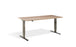 Forge Raw Steel Height Adjustable Desk - 800mm Width Desking Lavoro 1200 x 800mm Timber 