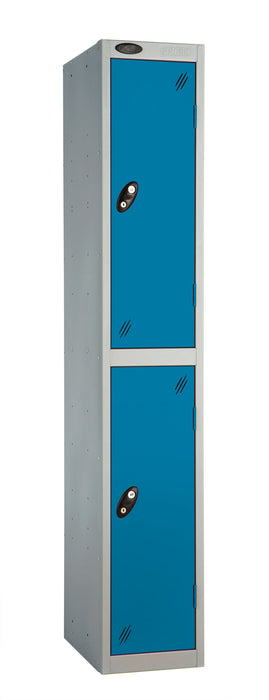 Full Height Locker 305 w x 305 d Storage Lion Steel 305 W x 305 D Blue Double