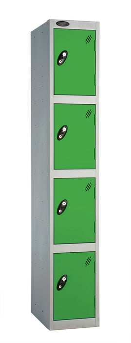 Full Height Locker 305 w x 305 d Storage Lion Steel 305 W x 305 D Green Four
