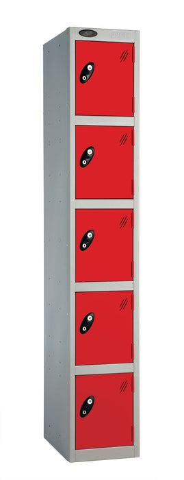 Full Height Locker 305 w x 305 d Storage Lion Steel 305 W x 305 D Red Five