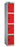 Full Height Locker 305 w x 305 d Storage Lion Steel 305 W x 305 D Red Four