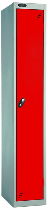 Full Height Locker 305 w x 305 d Storage Lion Steel 305 W x 305 D Red Single