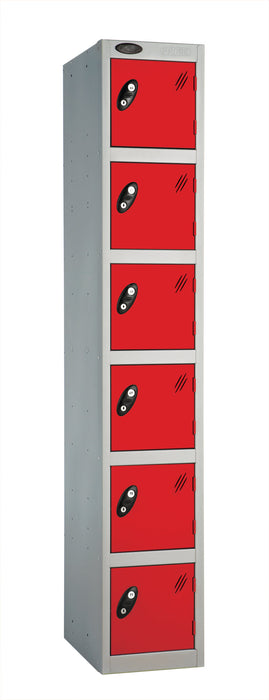 Full Height Locker 305 w x 305 d Storage Lion Steel 305 W x 305 D Red Six