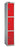 Full Height Locker 305 w x 305 d Storage Lion Steel 305 W x 305 D Red Three