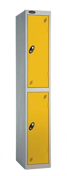 Full Height Locker 305 w x 305 d Storage Lion Steel 305 W x 305 D Yellow Double