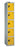 Full Height Locker 305 w x 305 d Storage Lion Steel 305 W x 305 D Yellow Five
