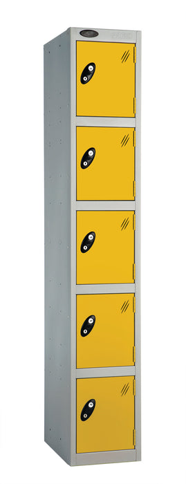 Full Height Locker 305 w x 305 d Storage Lion Steel 305 W x 305 D Yellow Five