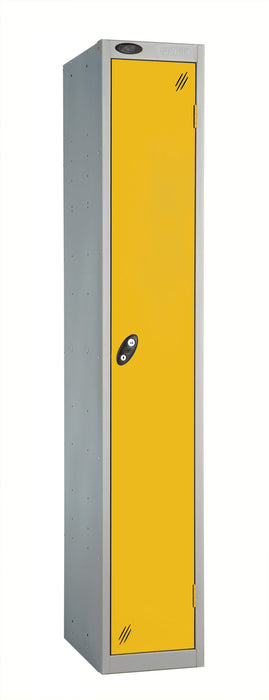 Full Height Locker 305 w x 380 d Storage Lion Steel 305 W x 380 D Yellow Single