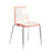 Gecko shell dining stacking chair with chrome legs Seating Dams 