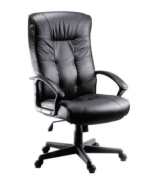 Gloucester Leather Faced Office Chair Office Chair Teknik Black 
