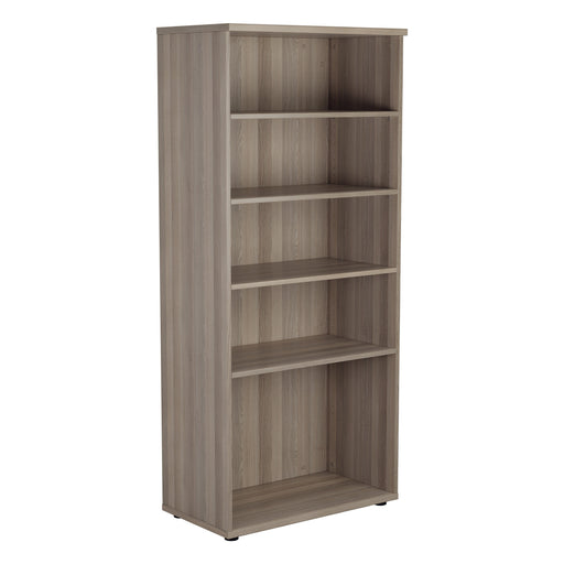 Grey Oak 1800mm High Book Case BOOKCASES TC Group Grey Oak 