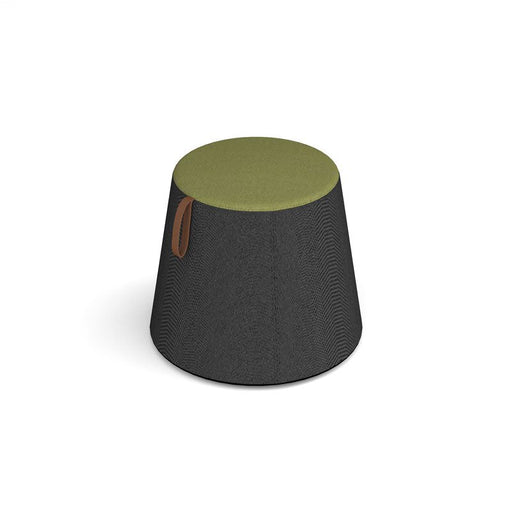 Groove breakout seating office stool with leather strap handle Soft Seating Dams 