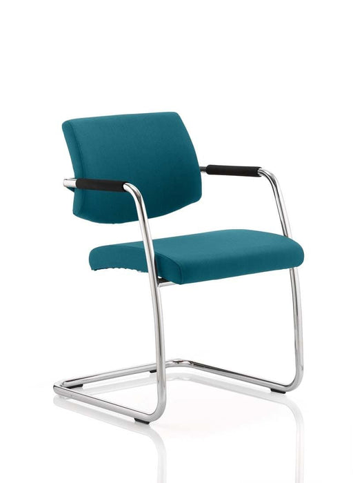 Havanna Visitor Chair Visitor Dynamic Office Solutions Bespoke Maringa Teal Fabric 