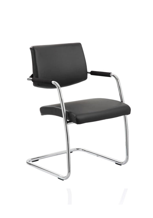 Havanna Visitor Chair Visitor Dynamic Office Solutions Black Leather 