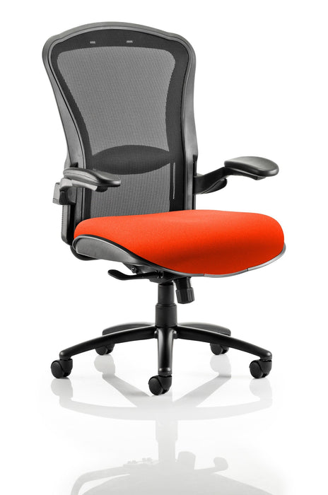 Houston Heavy Duty Task Chair Heavy Duty Dynamic Office Solutions Bespoke Tabasco Orange 